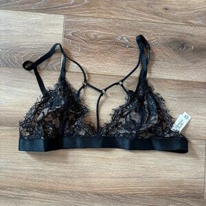 Express Black Lace Bra